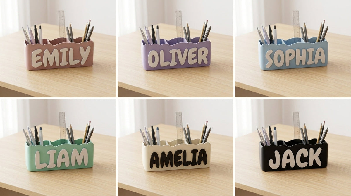 Personalised Name Desk Organiser