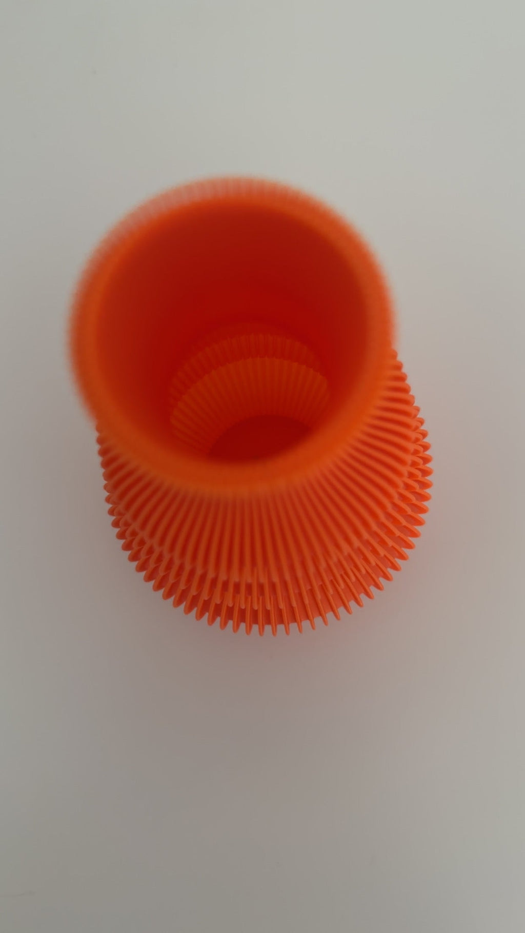 Spiral Orange Vase