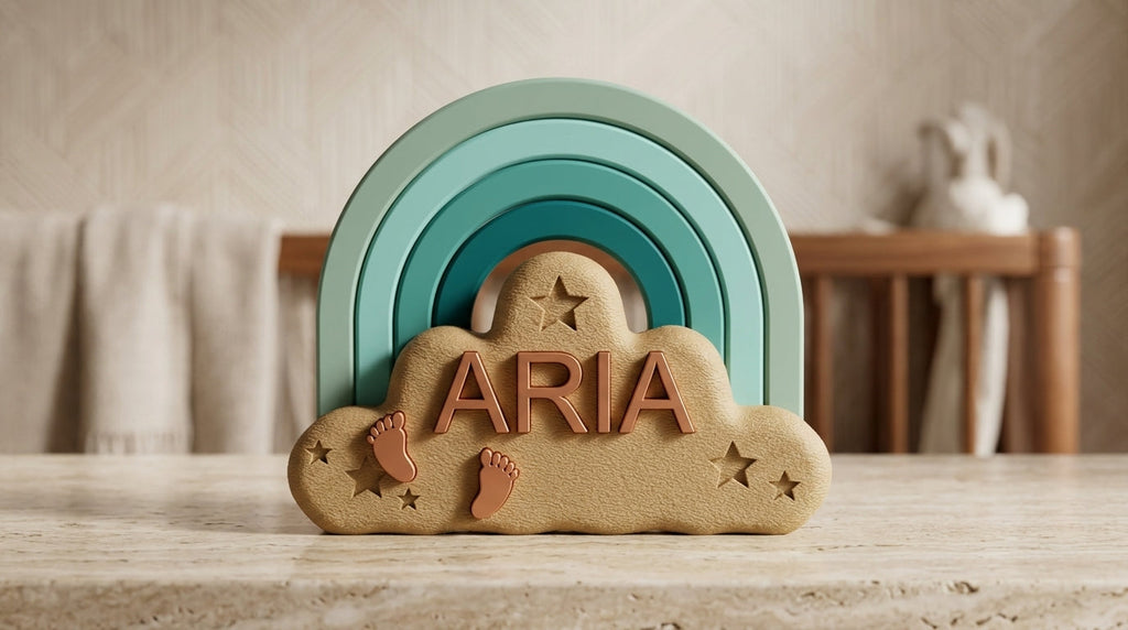 Personalised Baby Rainbow Name Decor