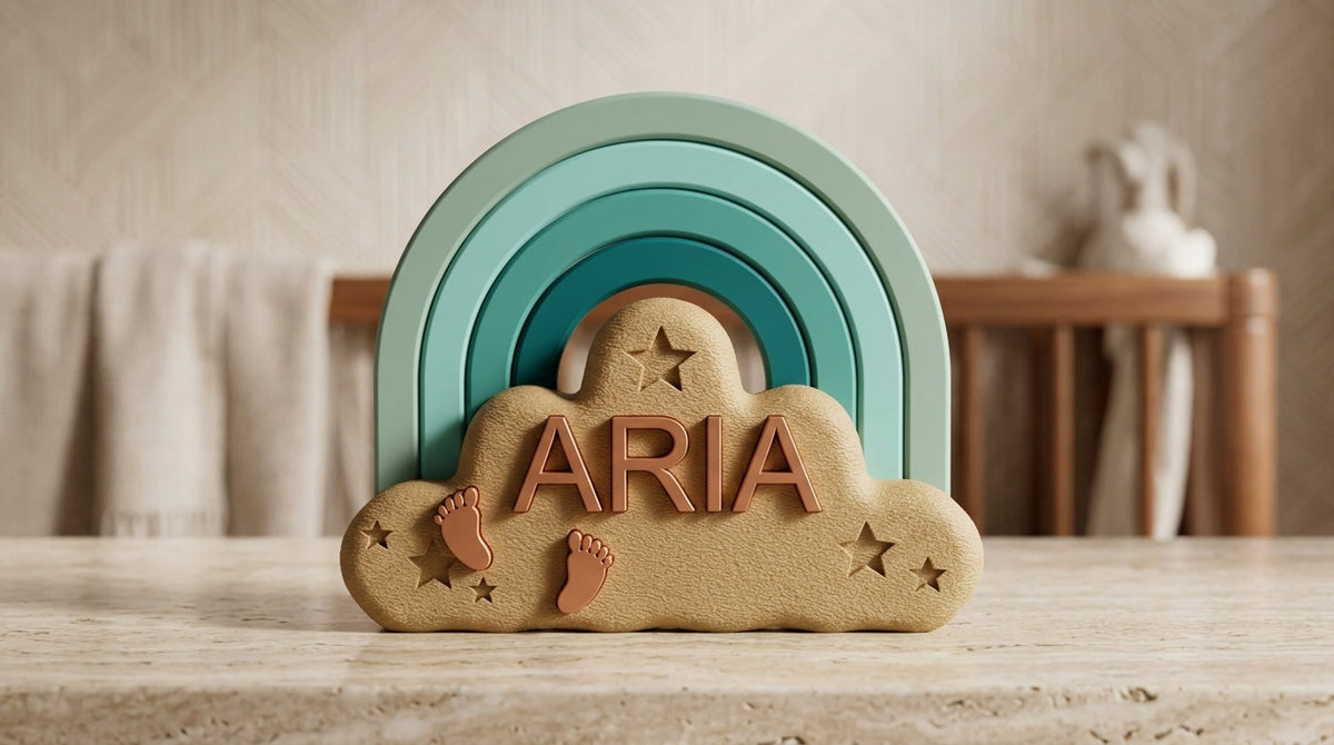 Personalised Baby Rainbow Name Decor