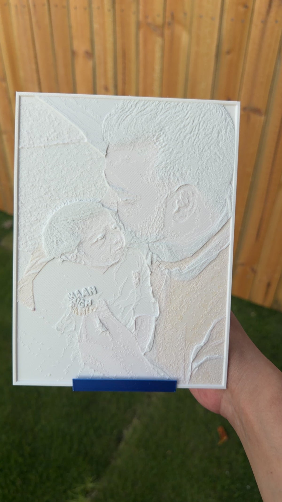Personalised Lithophane Photo with Stand