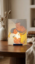Personalised Lithophane Photo with Stand