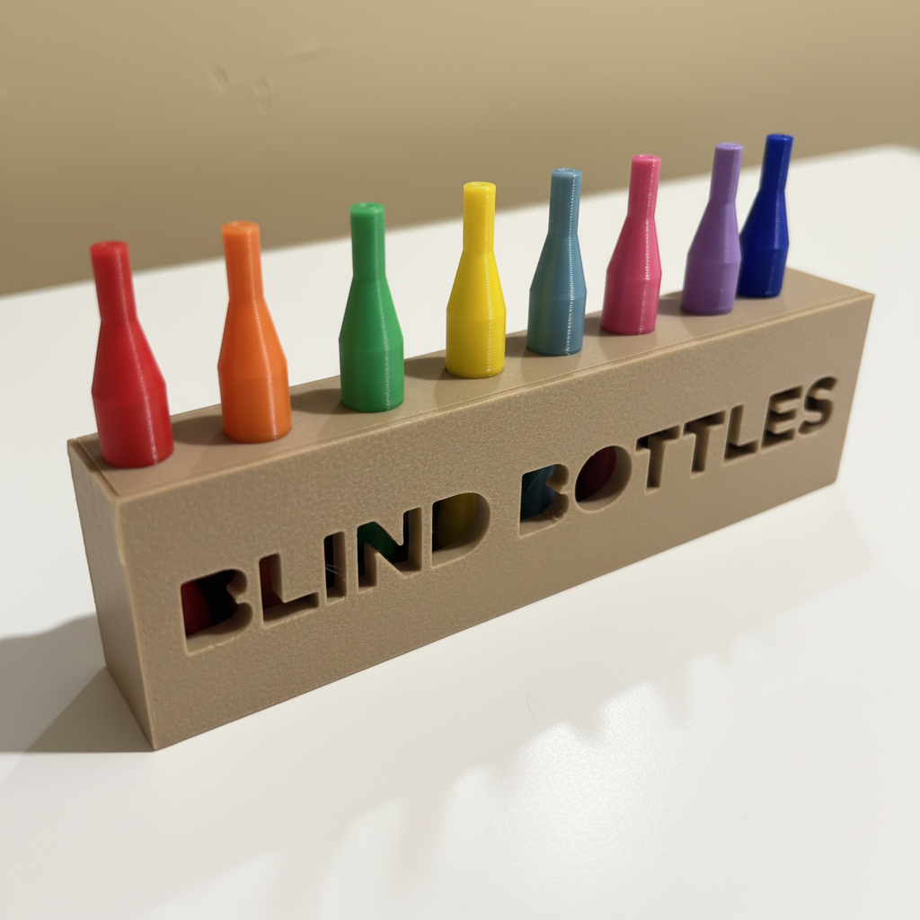 Blind Bottles close-up bottles