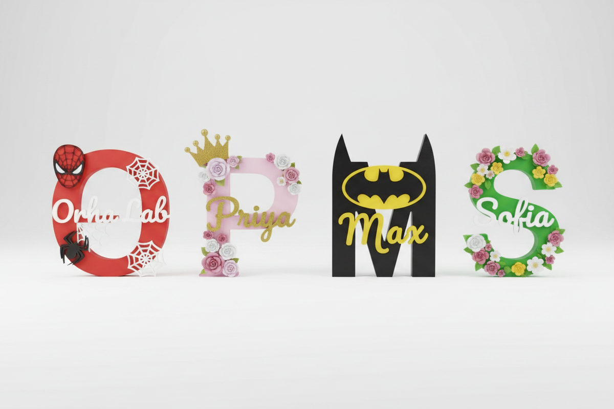 Bundle of letter stand theme examples