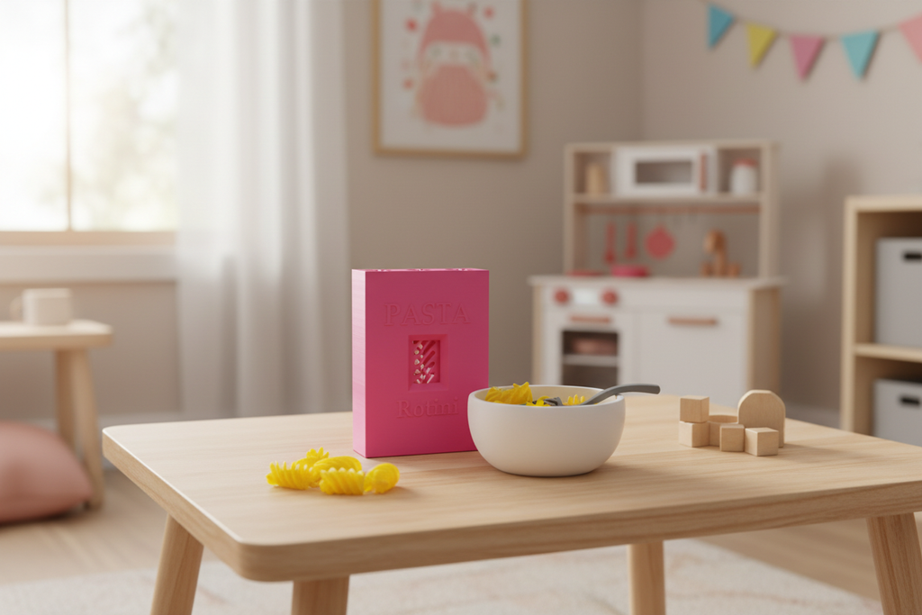 Pasta Playset in a real playroom