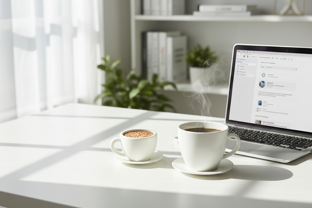 Spilling Tea Fidget home office