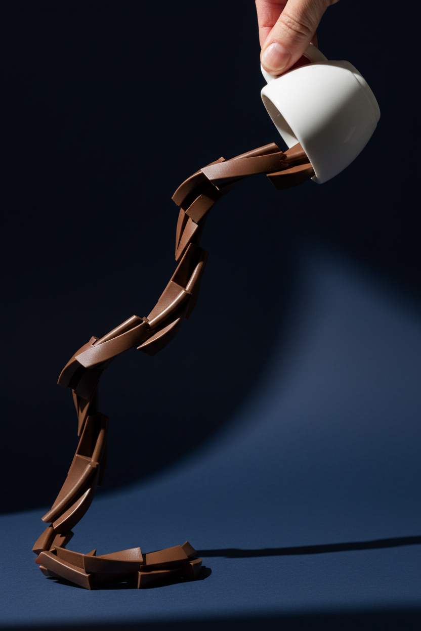 Spilling Tea Fidget navy
