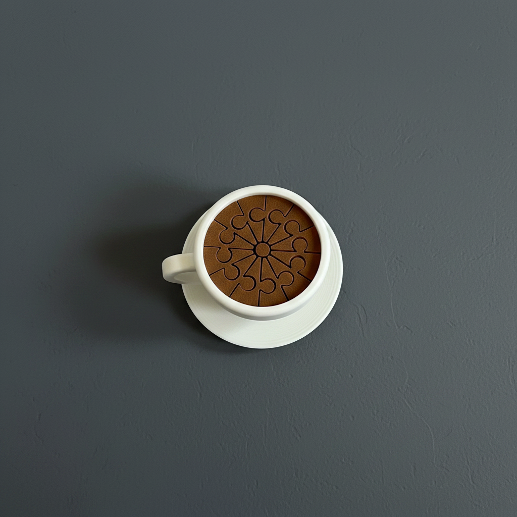 Spilling Tea Fidget overhead dark